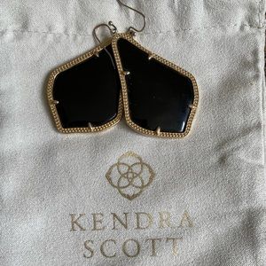 Kendra Scott Alexandra Earrings Black/Gold